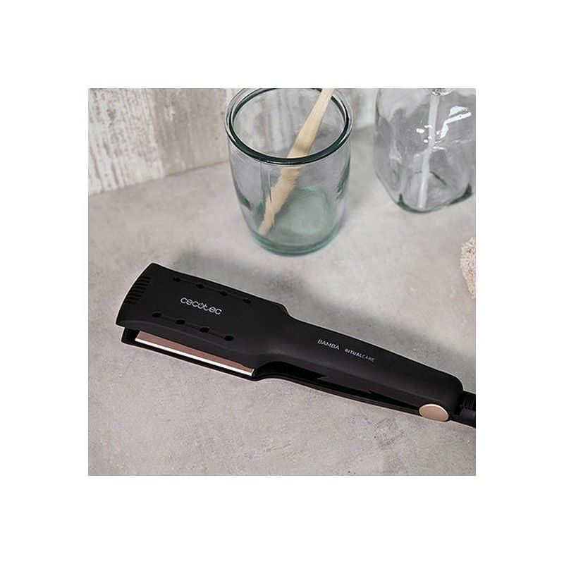 Plancha de Pelo Cecotec Bamba RitualCare 900 Wet&Dry Max 55W Negro