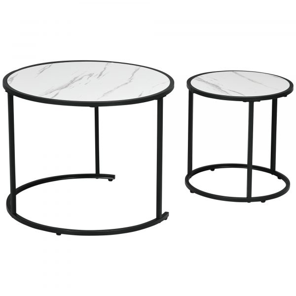 Juego de 2 Mesas Auxiliares