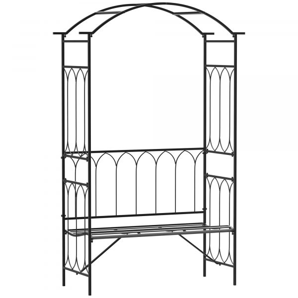 Arco de Jardín con Banco
